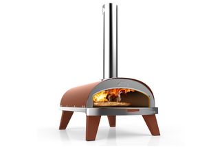ZiiPa Pizza Oven Piana - Wood-fired - with Thermometer - Terracotta - for ø 30 cm pizzas