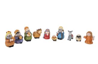 Cosy &amp; Trendy Nativity Figures - 10 Pieces