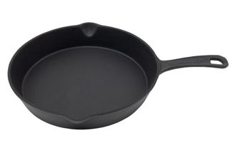 TOMADO Frying Pan Black - Cast Iron - ø 25 cm - without non-stick coating