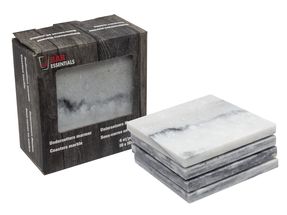 Cookinglife Coasters Bar Essentials Marble 4 Pieces