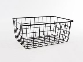 Storage Basket Black 20 x 15 cm