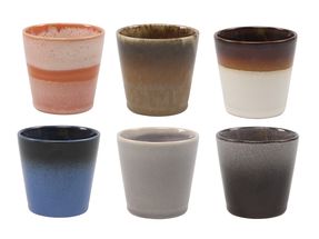 Studio Tavola Coffee Cups Earth 200 ml - Set of 6