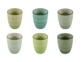 Cookinglife Cups Summer Green 350 ml - 6 Pieces