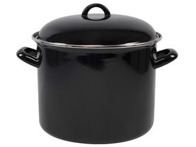 CasaLupo Stock Pot Cooking Black - ø 24 cm / 8 Liter