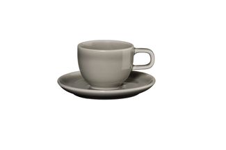 ASA Selection Espresso Cup and Saucer Kolibri Grey 60 ml