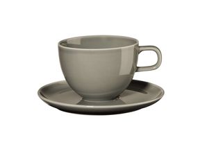ASA Selection Coffee Cup and Saucer Kolibri Grey 250 ml