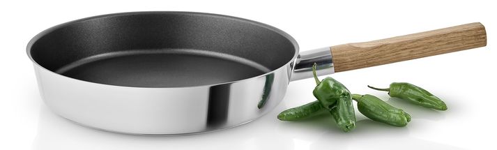 Eva Solo Frying Pan Nordic Kitchen Stainless Steel - ø 28 cm - standard non-stick coating