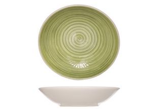 Cosy & Trendy Deep Plate Turbolino Green ⌀ 21 cm
