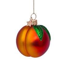 Vondels Christmas Bauble Peach Orange