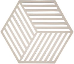 Zone Denmark Trivet Hexagon - Warm Grey - 16 x 14 cm