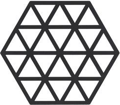 Zone Denmark Trivet Triangles - Black - 16 x 14 cm