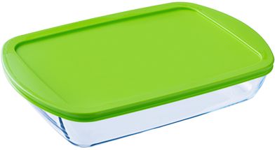 Pyrex Oven Dish with Lid Cook & Store 40 x 27 x 6 cm