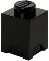 LEGO® Storage Box Black 12.5x12.5x18 cm