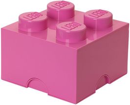 LEGO® Storage Box Pink 25x25x18 cm