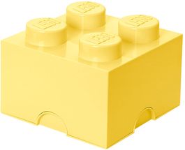 LEGO® Storage Box Light Yellow 25x25x18 cm
