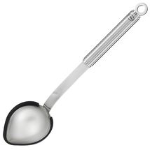 Rosle Serving Spoon Round - Stainless Steel / Silicone - 33 cm