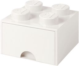 LEGO® Storage Box with Drawer White 25x25x18 cm