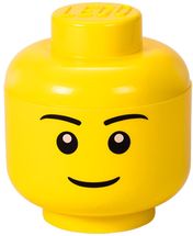 LEGO® Storage Box Head Boy Ø16x18.5 cm