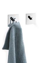 Zack Towel Hook Duplo square - polished - Set of 2