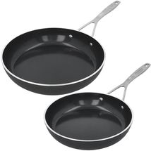 Demeyere Frying Pan Set Alu Industry 3 Ceraforce - ø 24 + 28 cm - ceramic non-stick coating
