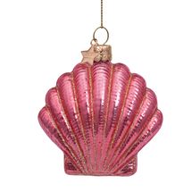 Vondels Christmas Bauble Shell Pink
