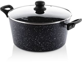 Westinghouse Cooking Pot Black Marble - ø 28 cm / 8.5 Liter - standard non-stick coating