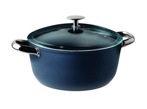 Sambonet Cooking Pot - with lid - Midnight Blue - ø 20 cm / 2.5 Liter