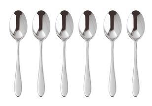 Sambonet Coffee Spoons Velvet Silver 6 Piece