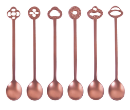 Sambonet Coffee Spoons Party Items Copper Antique 6 Piece