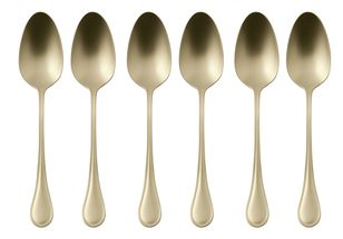 Sambonet Coffee Spoons Royal Champagne 6 Pieces