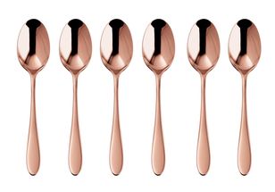 Sambonet Coffee Spoons Velvet Copper 6 Pieces