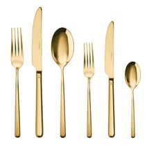 Sambonet 36-Piece Cutlery Set Linear Gold