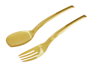 Sambonet Serving Cutlery / Serving Utensils Living Gold 2-Piece