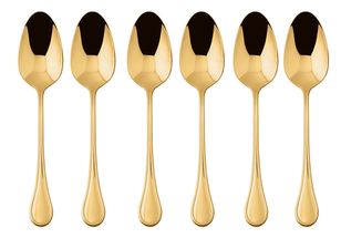 Sambonet Coffee Spoons Royal Gold 6 Pieces