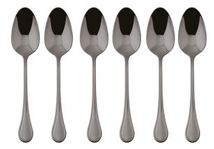 Sambonet Coffee Spoons Royal Black 6 Pieces