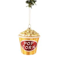Nordic Light Christmas Bauble Popcorn 9 cm