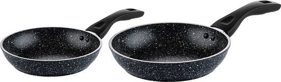 Westinghouse Frying Pan Set Black Marble ø 20 and 24 cm - Induction and all other heat sources