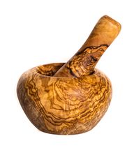 Jay Hill Vijzel Tunea - Olive wood - ø 11 cm