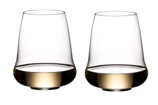 Riedel Riesling/Sauvignon Wine Glass Stemless Wings - Set of 2