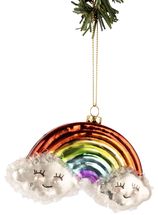 Nordic Light Christmas Bauble Rainbow 12 cm
