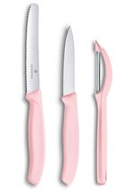 Victorinox Knife Set Swiss Classic - Pink - 3-Piece