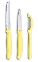 Victorinox Knife Set Swiss Classic - Yellow - 3-Piece