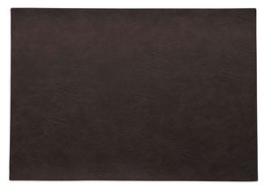 ASA Selection Placemat Leather Black Coffee 33 x 46 cm