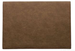 ASA Selection Placemat Leather Toffee 33x46 cm