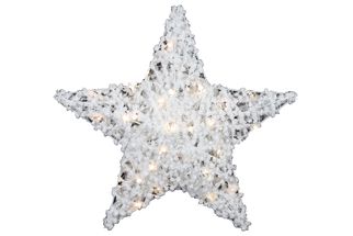 Countryfield Christmas star with LED timer Maisie Large White A