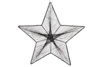 Countryfield Christmas star with LED timer Pollux Large Black