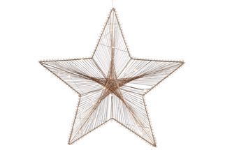 Countryfield Christmas star with LED timer Pollux Large Copper