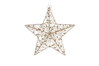 Countryfield Christmas star with LED timer Talitha Large Copper