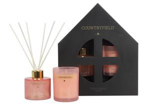 Countryfield Gift Set (Fragrance Sticks &amp; scented candle) Romance
