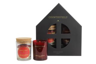 Countryfield Gift Set (scented candle &amp; matches) Elegance